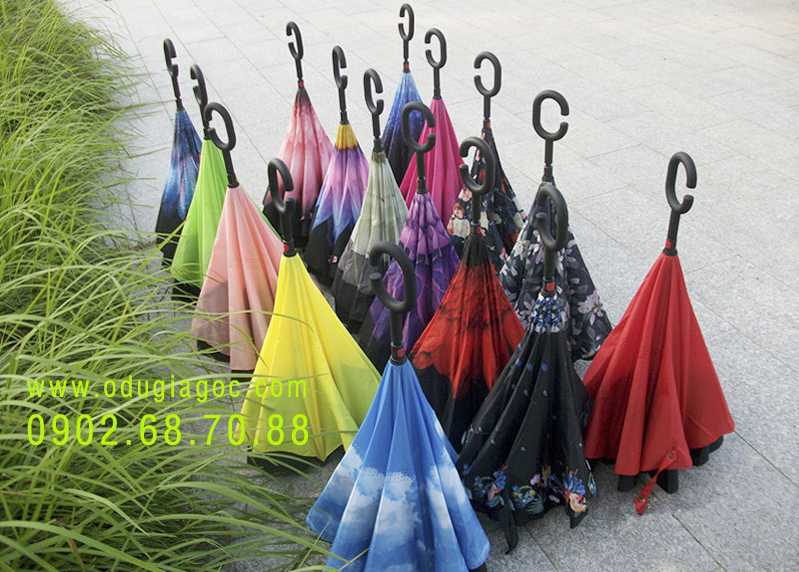 ô dù gấp mở ngược thông minh